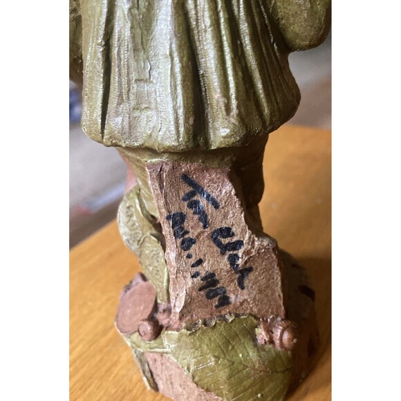 Tom Clark Gnomes BLARNEY 1983 #45 Signed “Tom Clark Aug 1, 1984” 7" Figurine - Picture 5 of 6